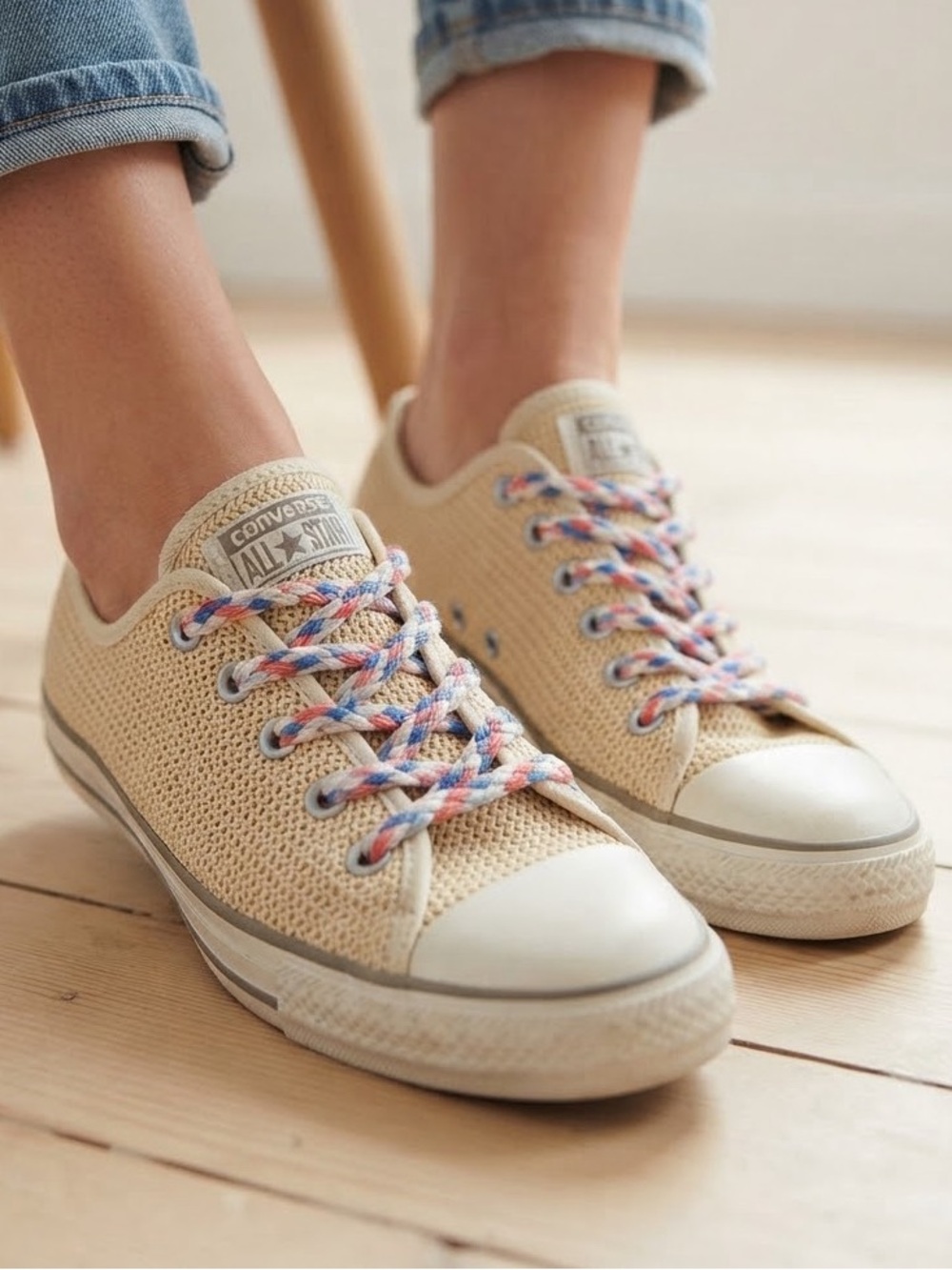 New Converse low Chuck Taylor All-Star Women's Dainty OX Natural cream pink 8
